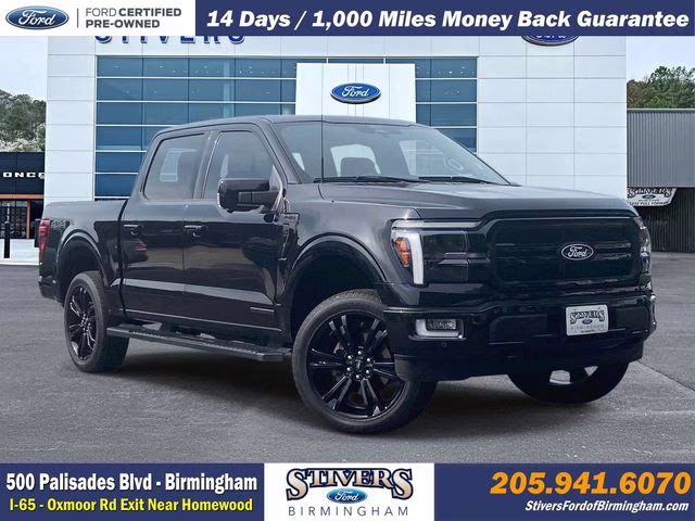 2024 Agate Black Metallic Ford F-150 Lariat 4X4 Truck