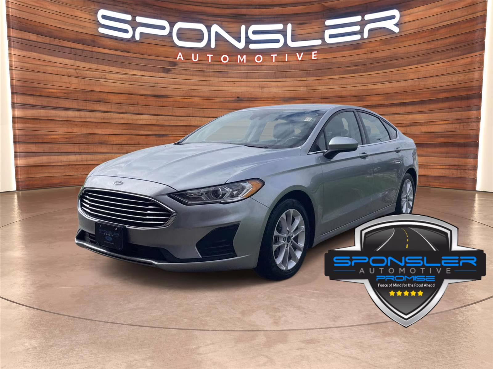 2020 Iconic Silver Ford Fusion Hybrid SE FWD Sedan