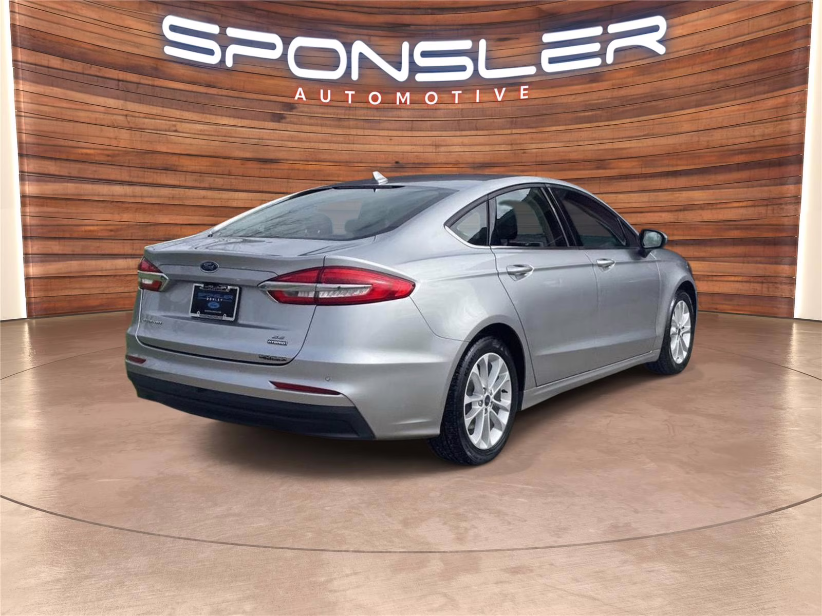 2020 Iconic Silver Ford Fusion Hybrid SE FWD Sedan