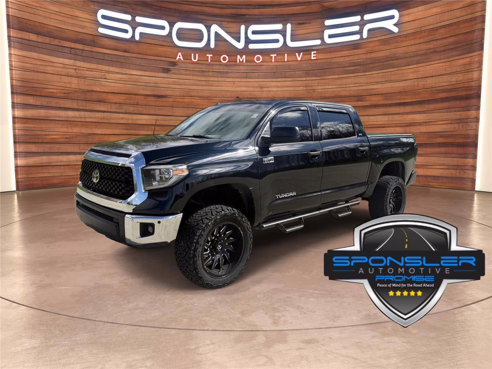 2018 Midnight Black Metallic Toyota Tundra SR5 4X4 Truck