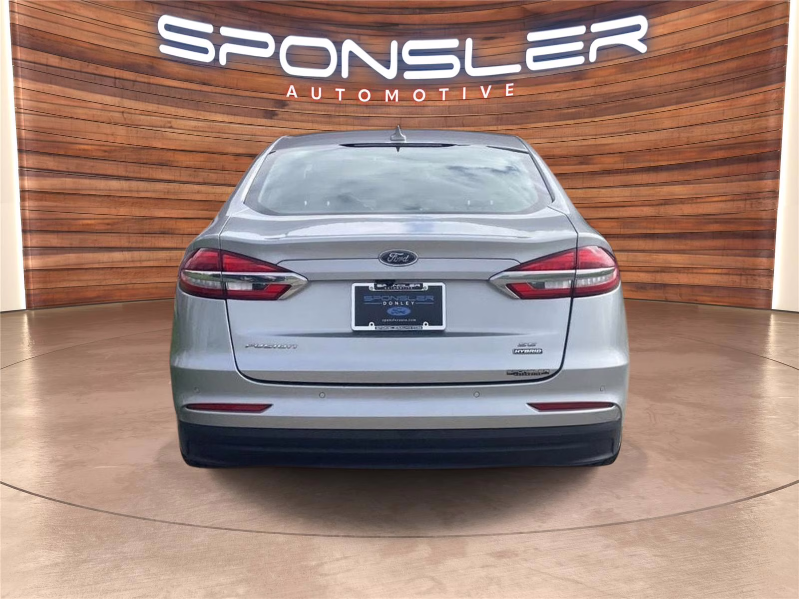 2020 Iconic Silver Ford Fusion Hybrid SE FWD Sedan