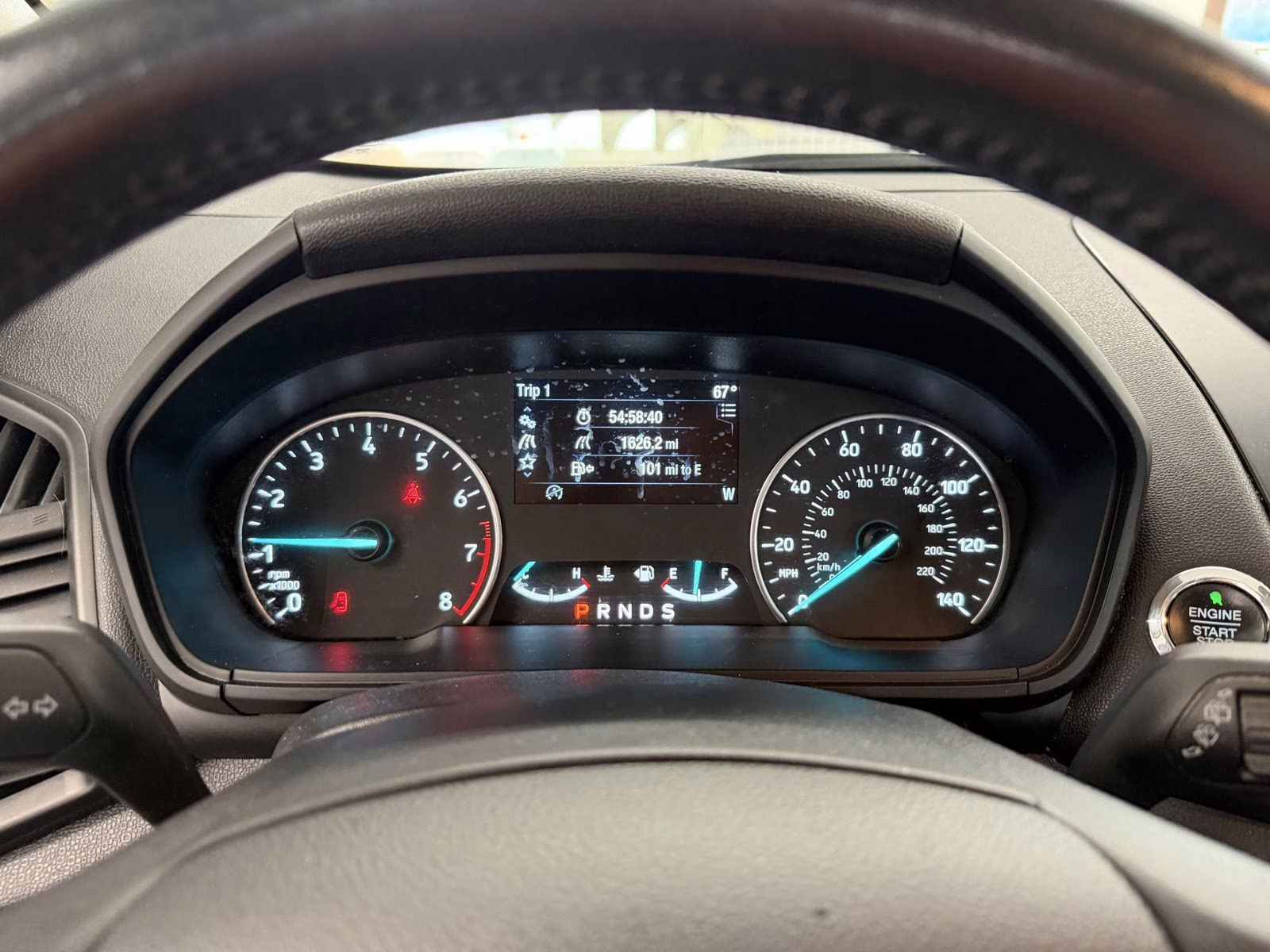 2020 Diamond White Ford EcoSport SE 4X4 SUV