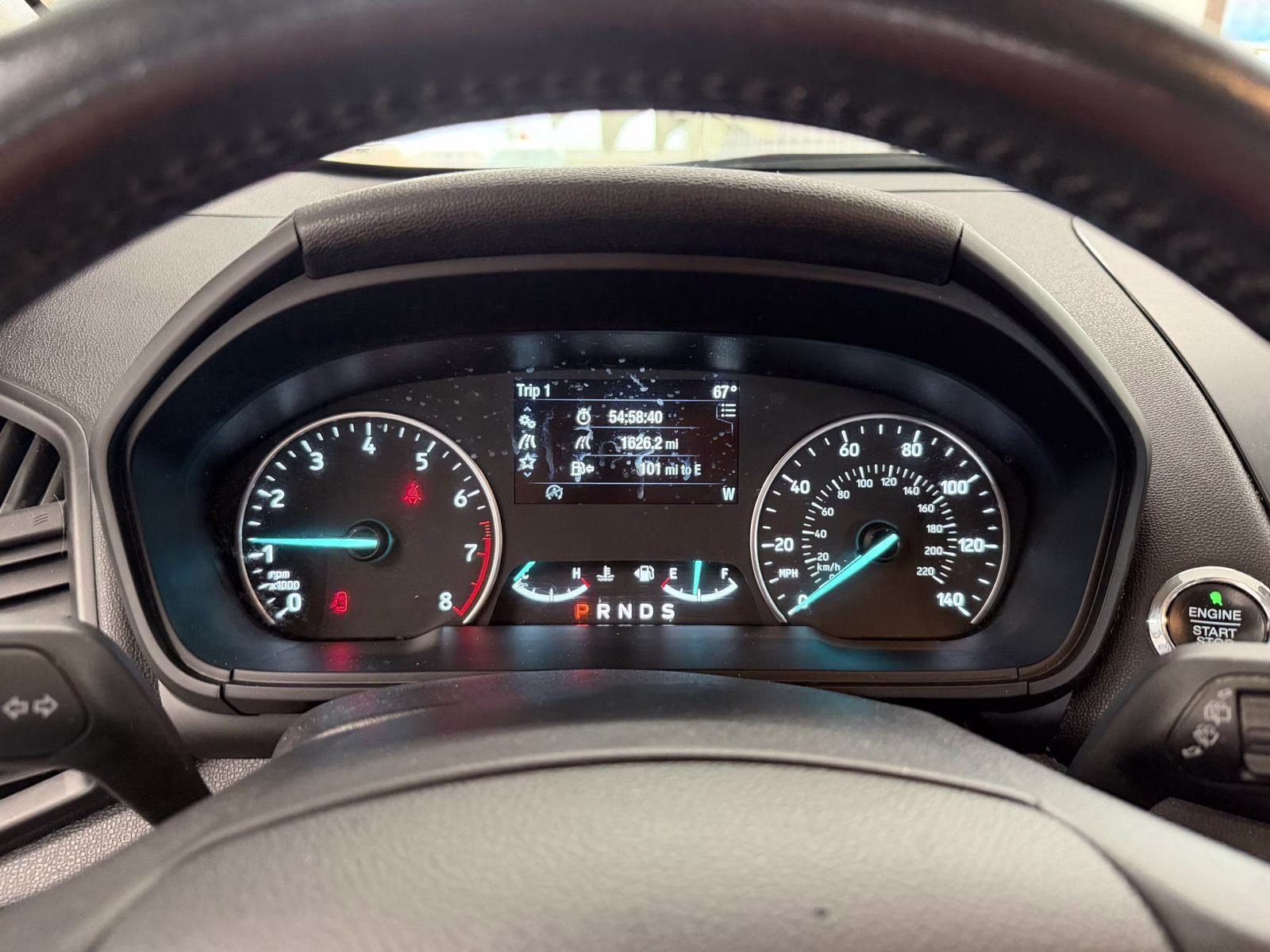 2020 Diamond White Ford EcoSport SE 4X4 SUV