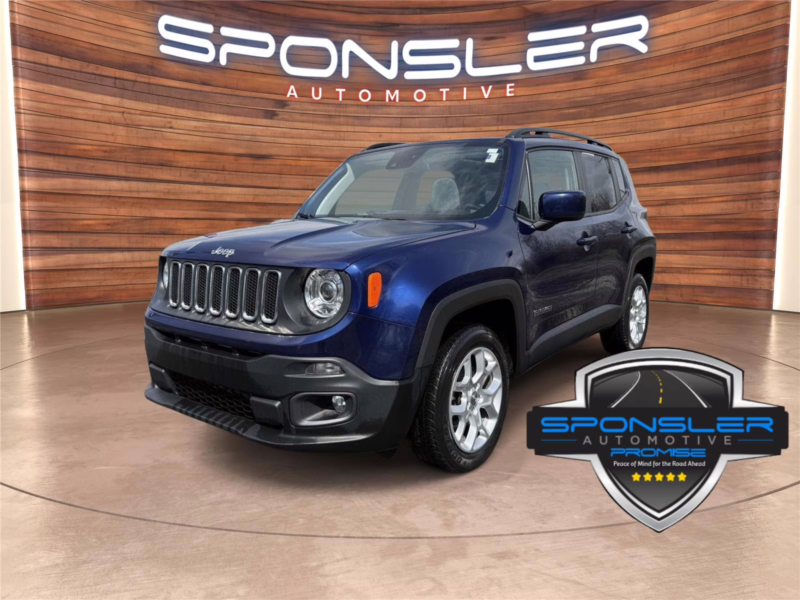 2018 Jetset Blue Jeep Renegade Latitude 4X4 SUV
