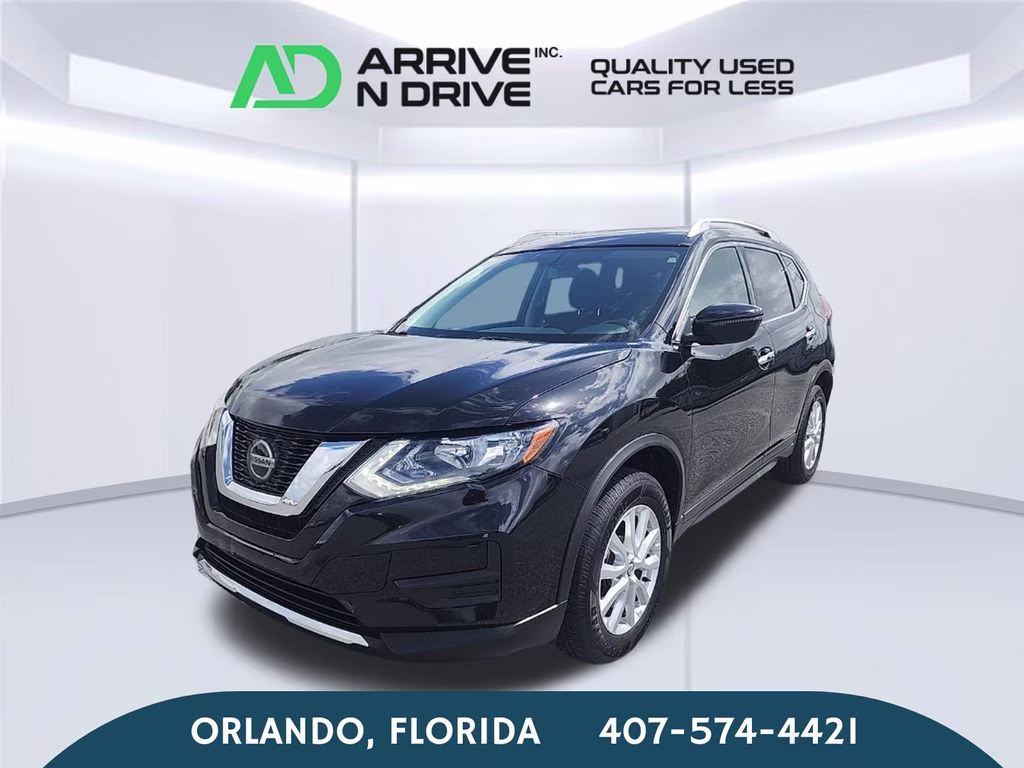 2018 Magnetic Black Nissan Rogue SV AWD SUV