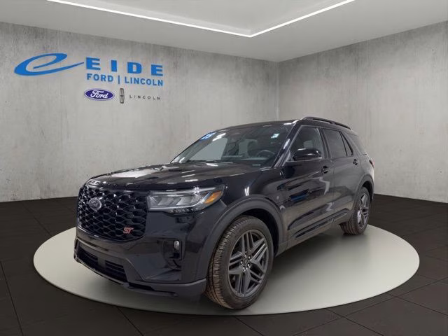 2025 Agate Black Metallic Ford Explorer ST 4X4 SUV