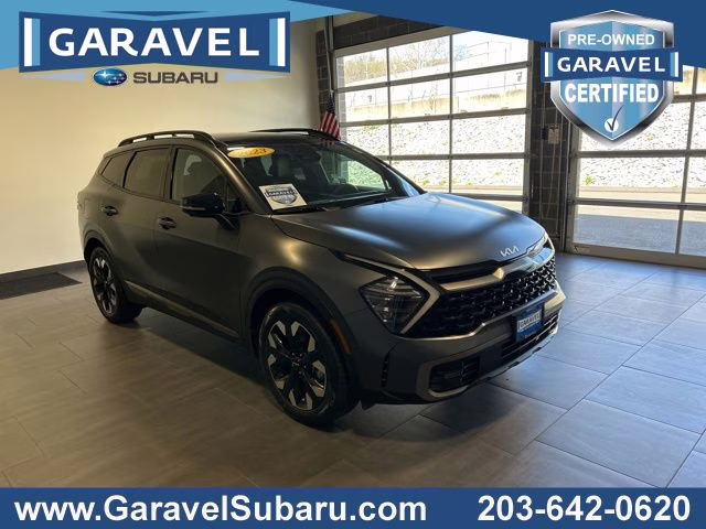 2023 Shadow Matte Gray Kia Sportage Plug-In Hybrid X-Line Prestige AWD SUV