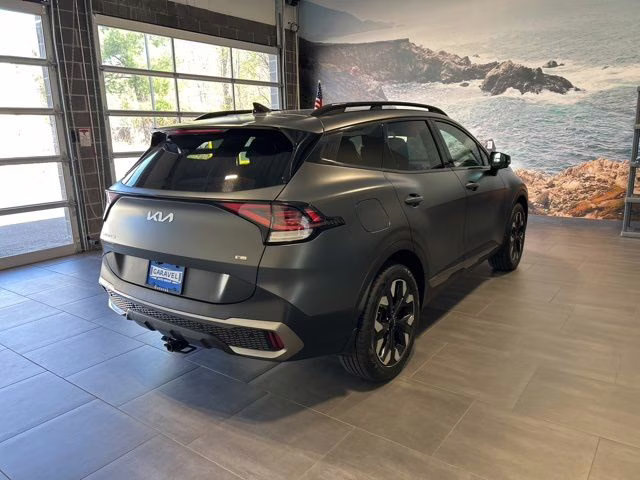 2023 Shadow Matte Gray Kia Sportage Plug-In Hybrid X-Line Prestige AWD SUV