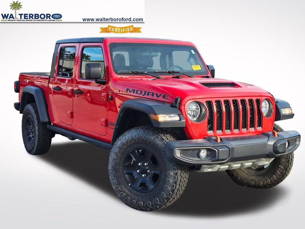 2021 Firecracker Red Clearcoat Jeep Gladiator Mojave 4X4 Truck