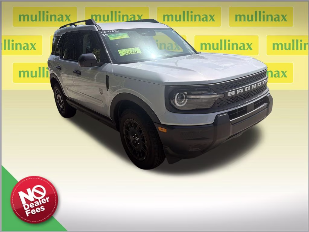 2026 White Metallic Ford Bronco Sport Big Bend 4X4 SUV