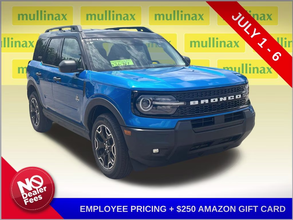 2026 Blue Metallic Ford Bronco Sport Outer Banks 4X4 SUV