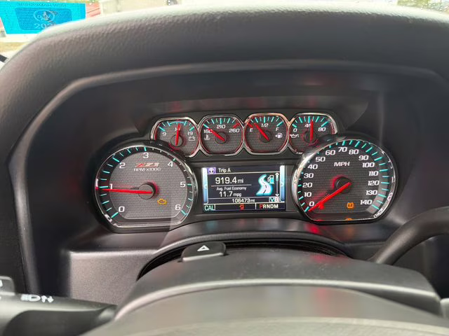 2015 Black Chevrolet Silverado 1500 LT 4X4 Truck
