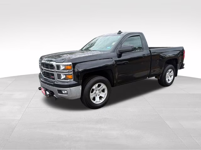 2015 Black Chevrolet Silverado 1500 LT 4X4 Truck