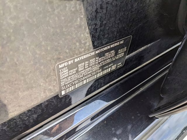 2022 Black Sapphire Metallic BMW X6 M50i AWD SUV