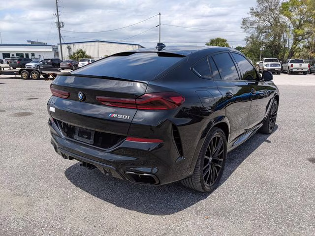 2022 Black Sapphire Metallic BMW X6 M50i AWD SUV