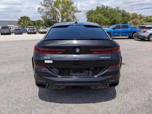 2022 Black Sapphire Metallic BMW X6 M50i AWD SUV