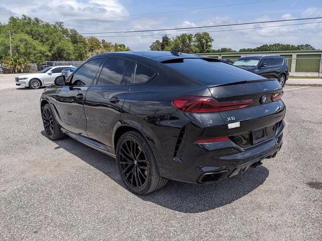 2022 Black Sapphire Metallic BMW X6 M50i AWD SUV