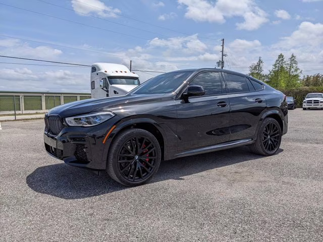 2022 Black Sapphire Metallic BMW X6 M50i AWD SUV