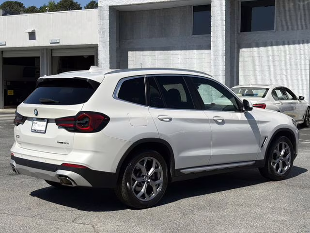 2024 White Metallic BMW X3 sDrive30i RWD SUV