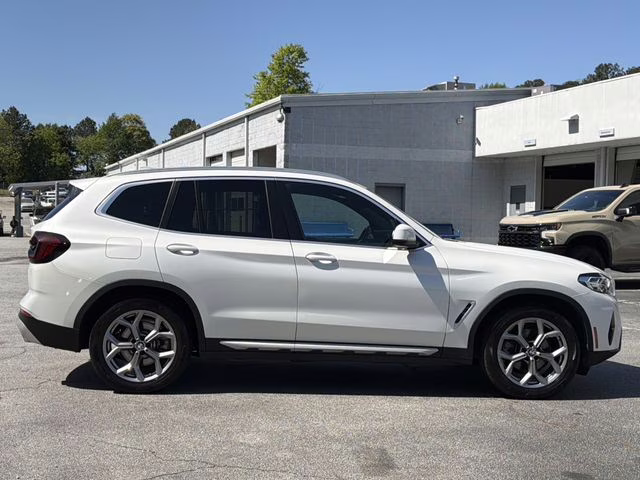 2024 White Metallic BMW X3 sDrive30i RWD SUV