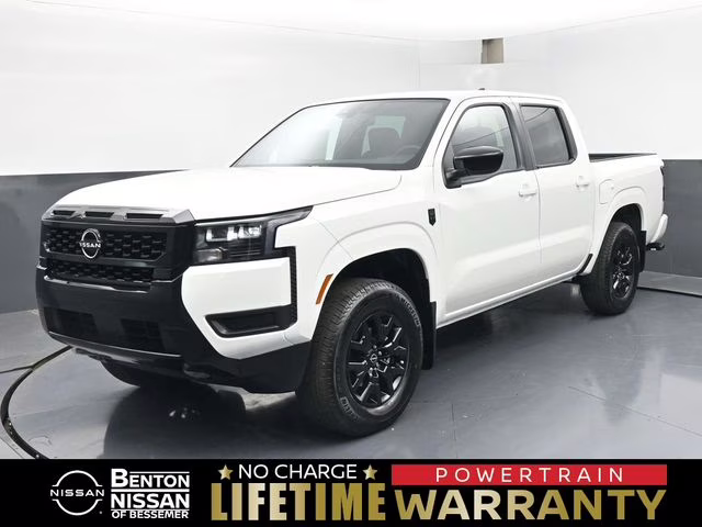 2026 Glacier White Nissan Frontier SV 4X4 Truck
