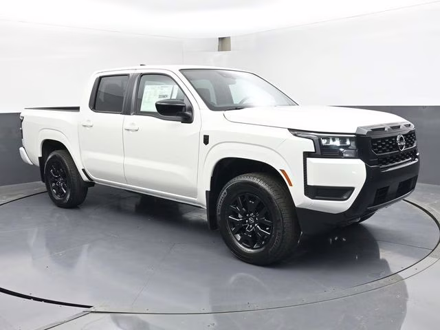2026 Glacier White Nissan Frontier SV 4X4 Truck