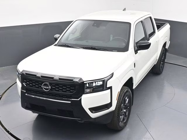 2026 Glacier White Nissan Frontier SV 4X4 Truck