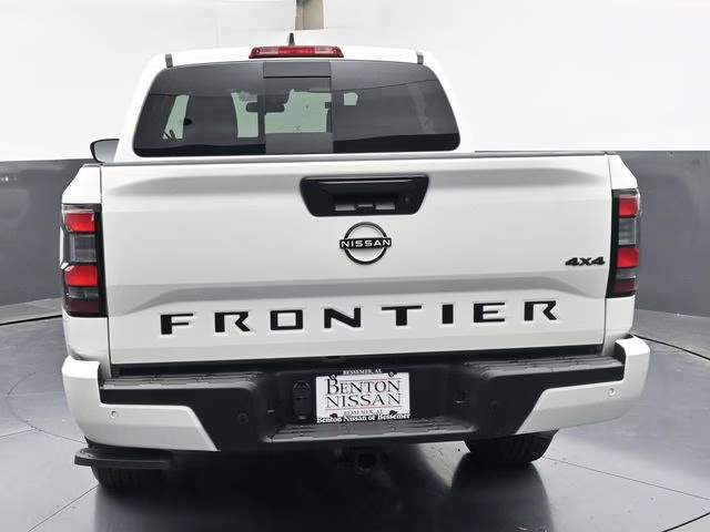 2026 Glacier White Nissan Frontier SV 4X4 Truck