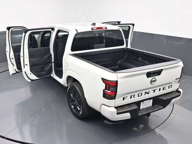 2026 Glacier White Nissan Frontier SV 4X4 Truck