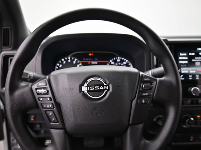 2026 Glacier White Nissan Frontier SV 4X4 Truck