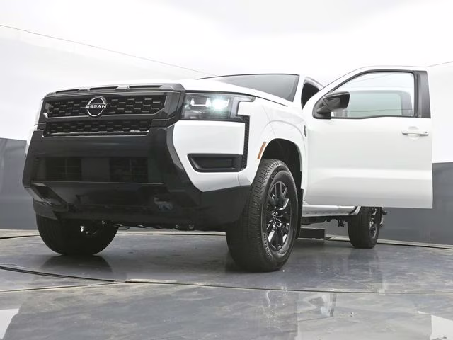 2026 Glacier White Nissan Frontier SV 4X4 Truck