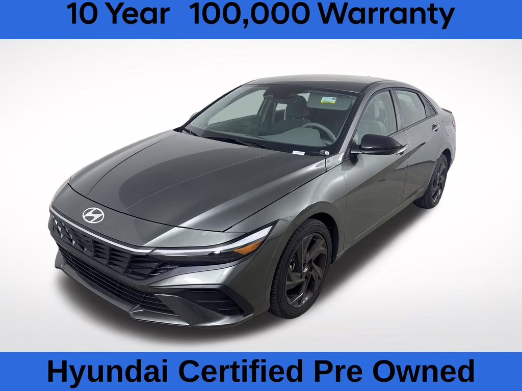 2026 Amazon Gray Hyundai Elantra SEL Sport FWD Sedan