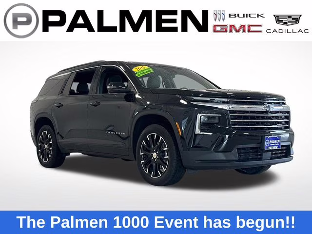 2025 Mosaic Black Metallic Chevrolet Traverse LT AWD SUV