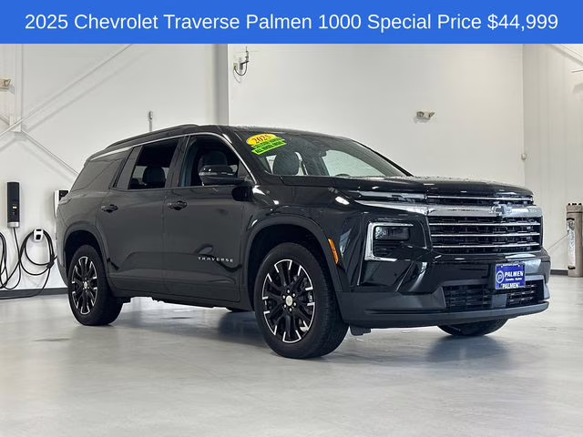 2025 Mosaic Black Metallic Chevrolet Traverse LT AWD SUV