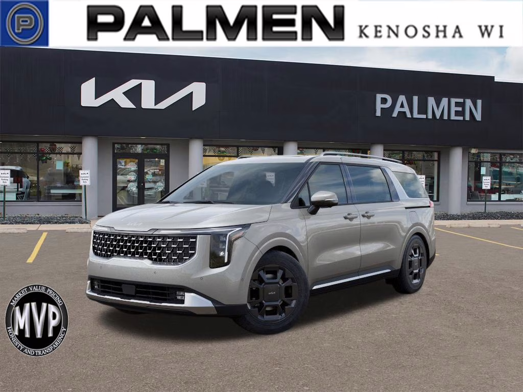 2026 Ivory Silver Kia Carnival Hybrid SX FWD Van