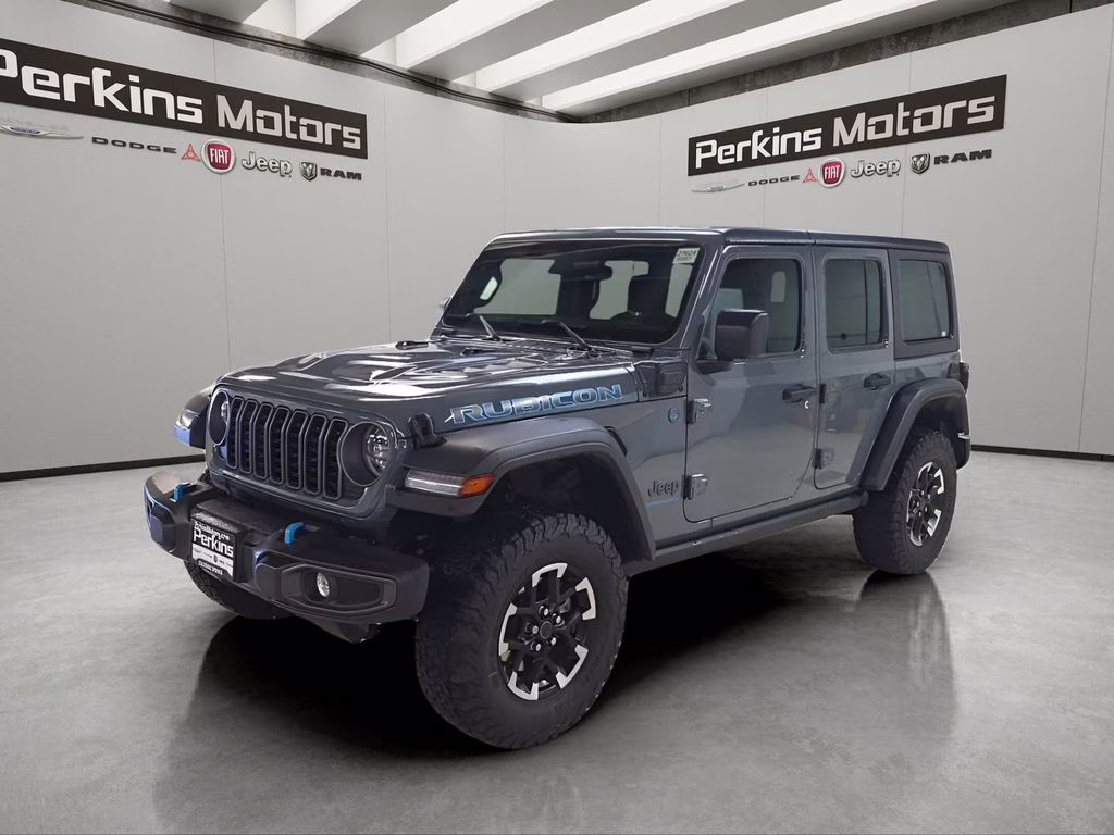 2025 Anvil Clear Coat Jeep Wrangler 4xe Rubicon 4X4 SUV