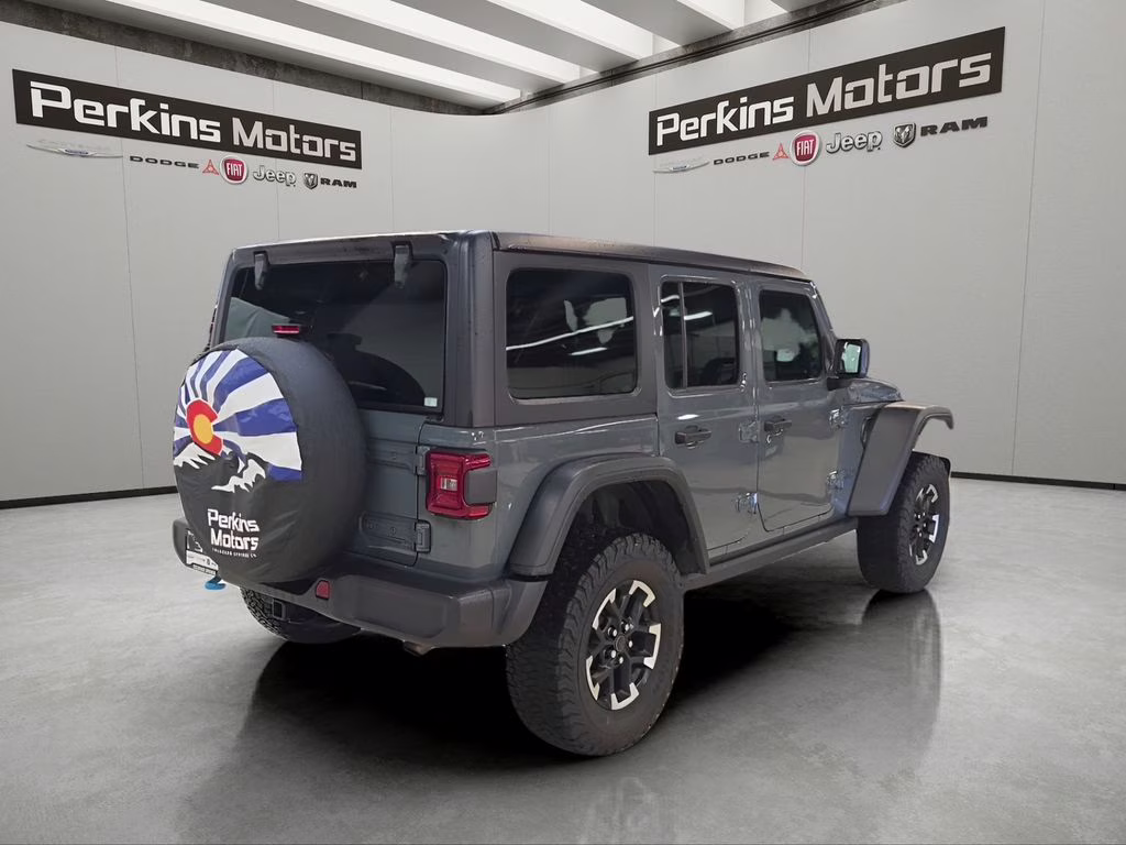 2025 Anvil Clear Coat Jeep Wrangler 4xe Rubicon 4X4 SUV
