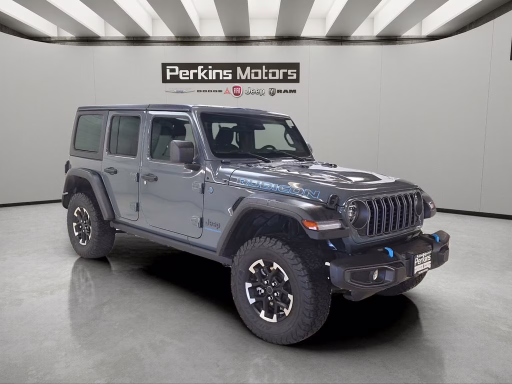 2025 Anvil Clear Coat Jeep Wrangler 4xe Rubicon 4X4 SUV