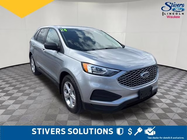 2024 Silver Metallic Ford Edge SE AWD SUV