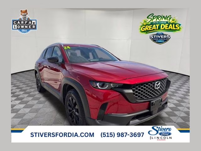 2024 Soul Red Crystal Metallic Mazda CX-50 2.5 S Select Package AWD SUV