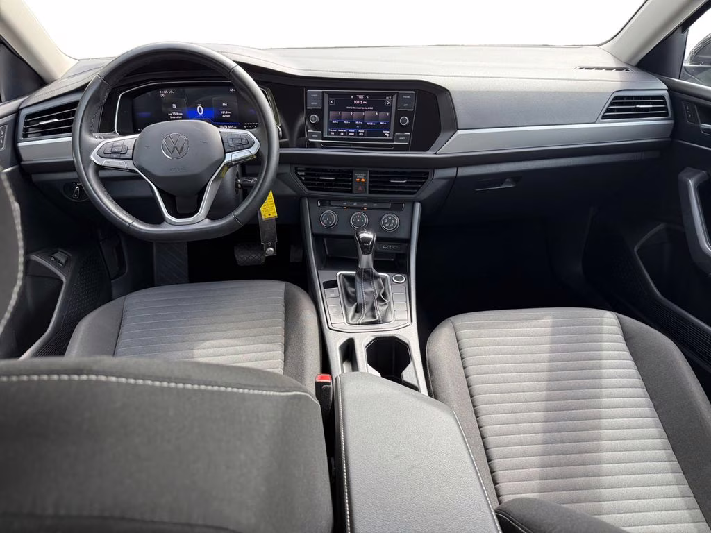 2024 Deep Black Pearl Volkswagen Jetta 1.5T S FWD Sedan