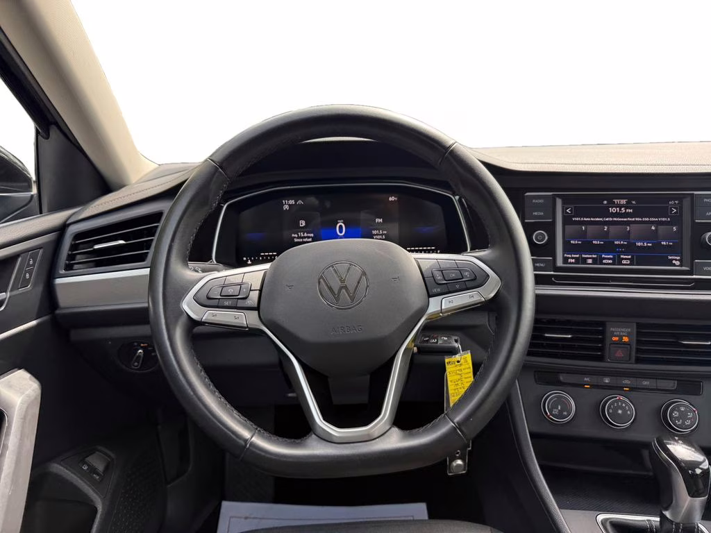 2024 Deep Black Pearl Volkswagen Jetta 1.5T S FWD Sedan