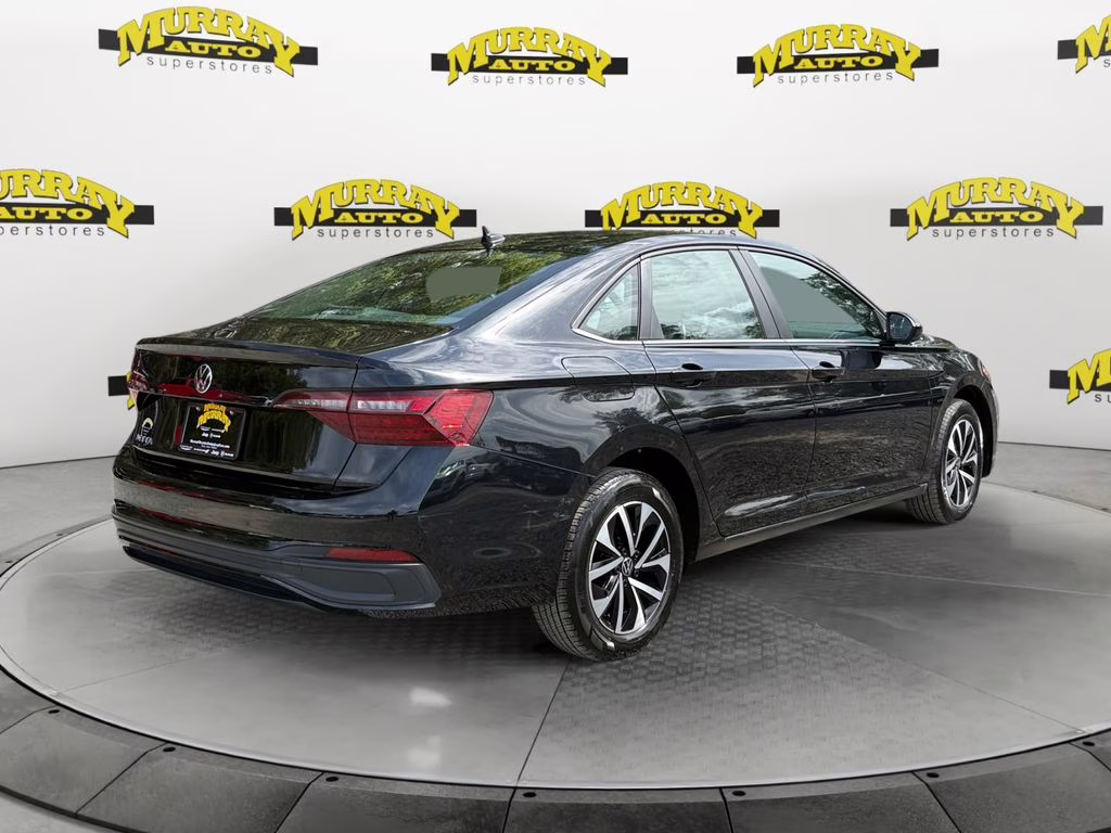 2024 Deep Black Pearl Volkswagen Jetta 1.5T S FWD Sedan