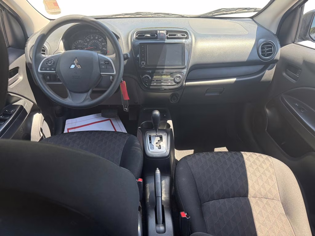 2024 Jet Black Metallic Mitsubishi Mirage ES FWD Hatchback