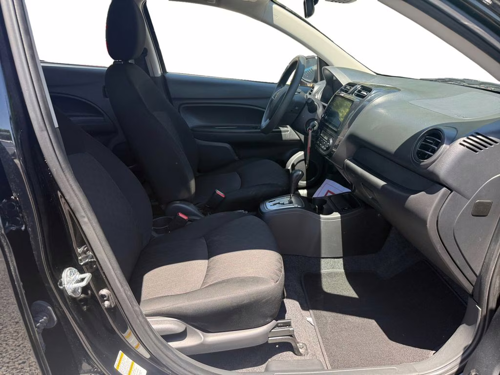 2024 Jet Black Metallic Mitsubishi Mirage ES FWD Hatchback