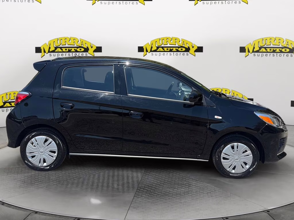 2024 Jet Black Metallic Mitsubishi Mirage ES FWD Hatchback