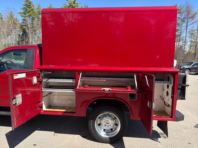 2021 Red Metallic Ford Super Duty F-450 DRW XLT 4X4 Chassis