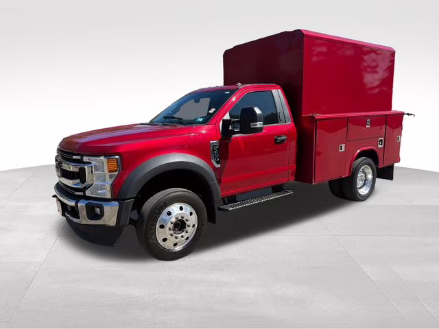 2021 Red Metallic Ford Super Duty F-450 DRW XLT 4X4 Chassis