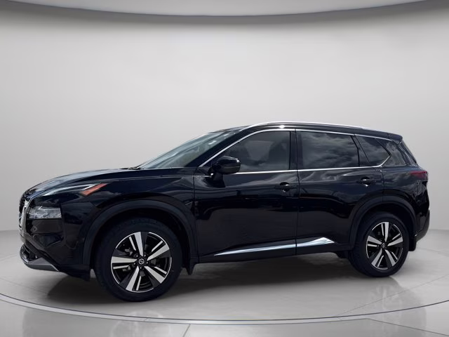 2021 Super Black Nissan Rogue Platinum FWD SUV