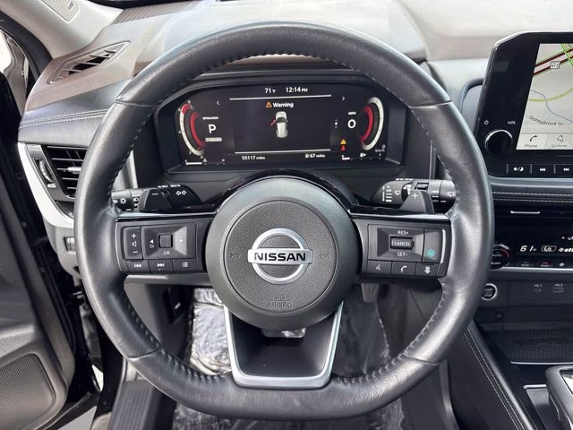 2021 Super Black Nissan Rogue Platinum FWD SUV